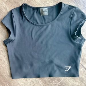Gymshark Black Crop Top
